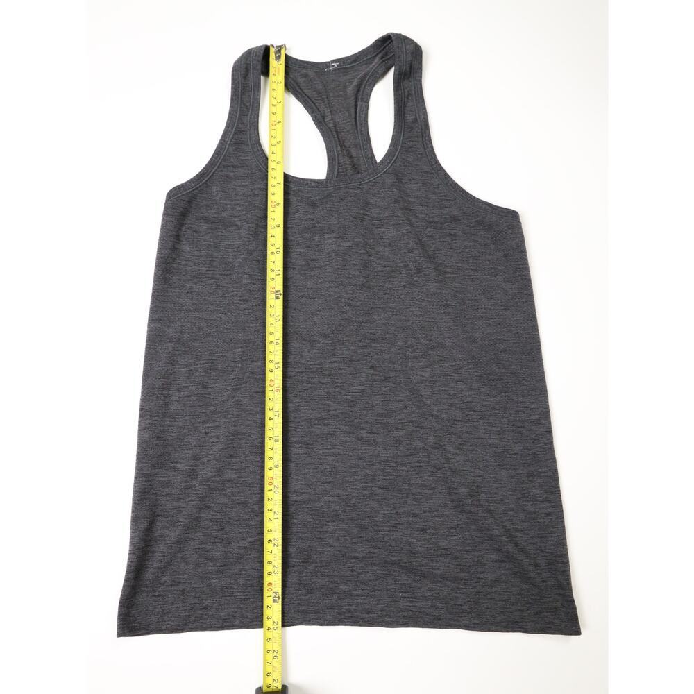 Lululemon Swiftly Tech Racerback Tank Dark Gray Size 10 Athletic Workout Top - Picture 9 of 9
